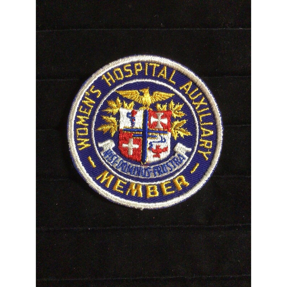 Women’s Hospital Auxiliary Member Patch Volunteer Pink Lady